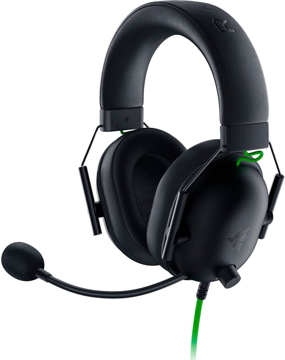 Razer Blackshark V2 X 7.1 bekabelde gamingheadset, multi-platform esports - Zwart — afbeelding 1