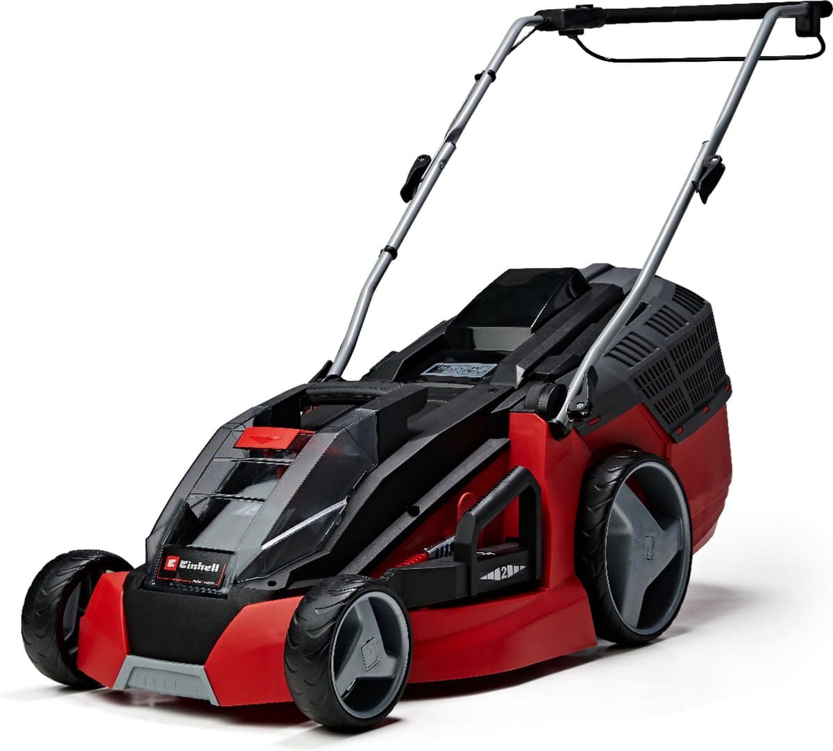 Einhell Accu Grasmaaier GE-CM 43 Li M Kit - Power X-Change - 36 V/Li-ion - Maaibreedte 43 cm - Aanbevolen gazonoppervlakte: tot 600 m² - 63 L opvangbak - Maaihoogte: 25-75 mm - Incl. 2x 4.0Ah accu + 2x oplader — afbeelding 1