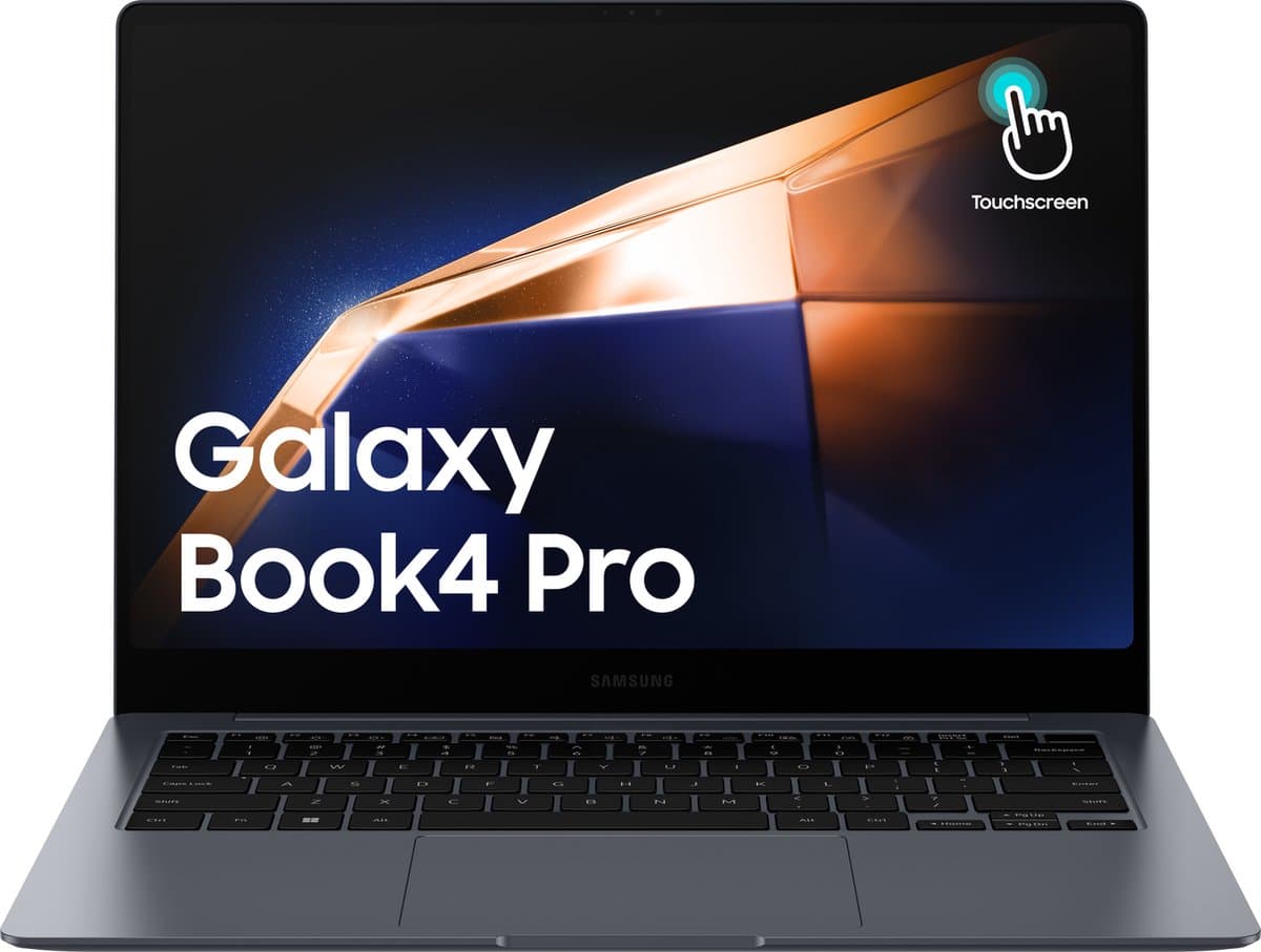 SAMSUNG Galaxy Book4 Pro Grijs - 14 inch - Intel Core Ultra 7 - 16 GB - 512 GB — afbeelding 1