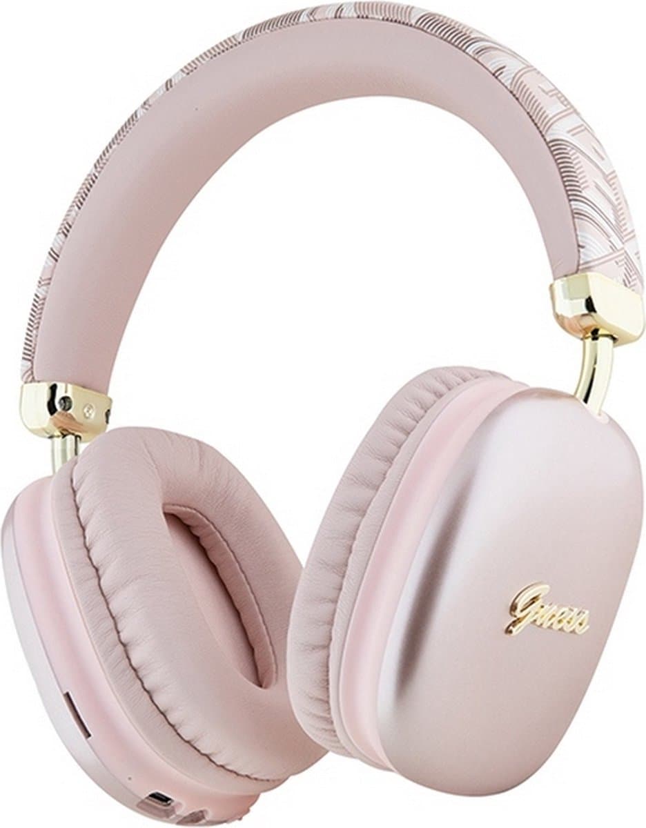 Guess G-Cube Bluetooth Stereo Over-Ear Koptelefoon - Roze — afbeelding 1