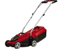 Einhell Accu Grasmaaier GE-CM 18/32 Li Solo - Power X-Change - 18 V/Li-ion - Maaibreedte: 32 cm - Aanbevolen gazonoppervlakte: tot 180 m² - 25 L opvangzak - Maaihoogte: 30-70 mm - Excl. accu en lader