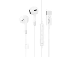 Hoco M109 Universele USB-C Koptelefoon met microfoon wit - 1,2m - DAC