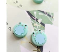 Kikker Thumb Grips - Twee Joycon dopjes - geschikt voor Nintendo Switch, Lite, Oled - Schattig Cute Mooi