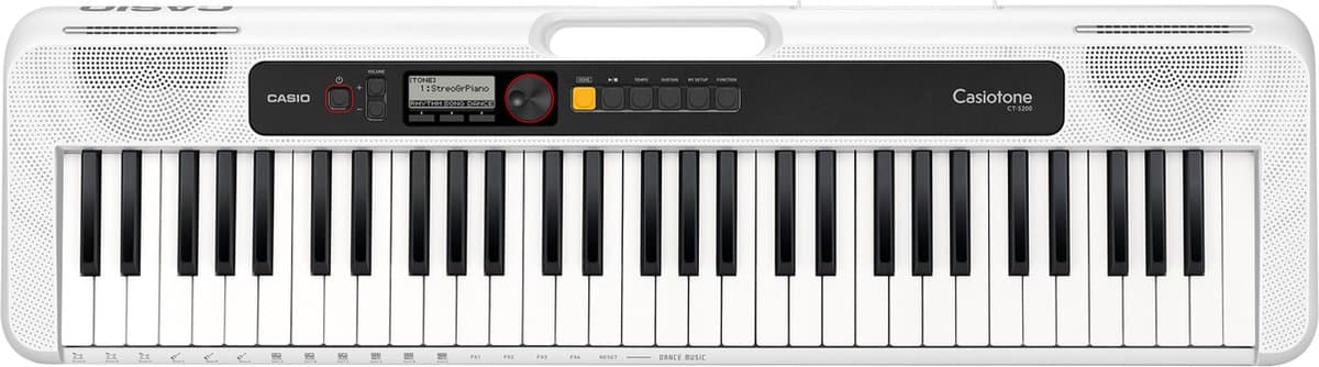 Casio CT-S200 WE - Beginners keyboard - 61 toetsen - USB - geschikt voor kinderen - Gratis app Chordana Play — afbeelding 1
