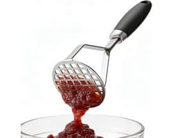 Keukenfruitbreker - Aardappelpers - Maaltijd Bereiding - Stevig Handgereedschap - 26 x 8 x 8 cm - Veelkleurig