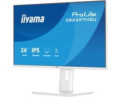 iyama ProLite XB2497HSU-W1 - 24 inch - Full HD - IPS - USB-Hub (4x) - verstelbaar - Wit