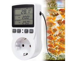 230V Digitale Thermostaat Socket met Sensor voor Verwarming en Koeling