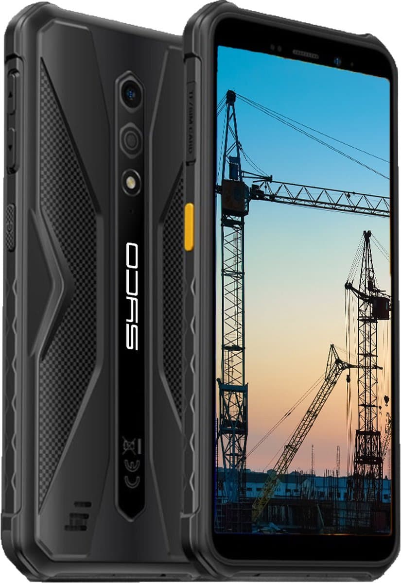 Syco RS-404 4G rugged smartphone IP69K 64GB opslag 4860 mAh batterij — afbeelding 1