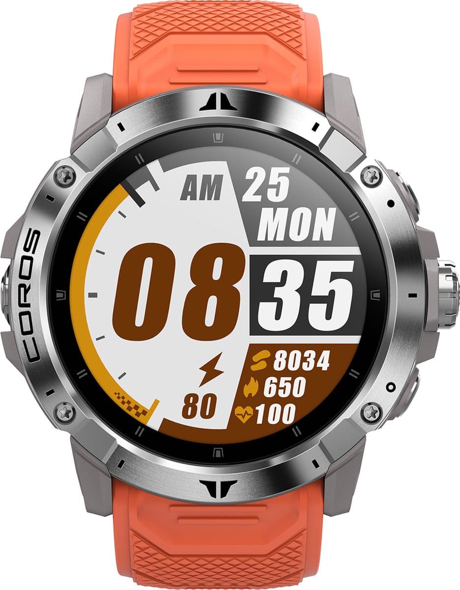 Coros Vertix 2 Lava - Premium GPS Adventure Watch hardloophorloge / multifunctioneel sporthorloge — afbeelding 1