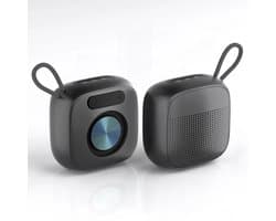 Draagbare Bluetooth Speaker - Draadloze Muziek Box - met HiFi stereogeluid - USB/Micro SD-kaart/AUX-ingang - voor feest, thuisbioscoop, game theater - Zwart