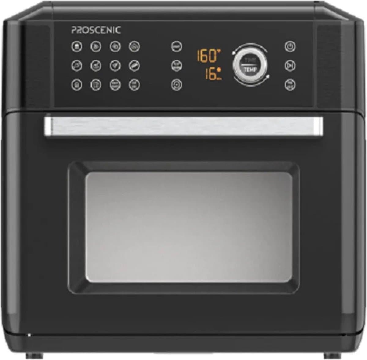 Air Fryer - Airfryer Oven - Heteluchtfriteuse - 15L - 1700W - 5 Accessoires - PFAS-vrij - 80 tot 200 Graden - Zwart — afbeelding 1