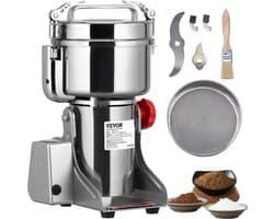 Draagbare Graanmolen 2500g Grinder 3750W multifunctionele keukenmolen roestvrijstalen molen poedermachine timing droge molen