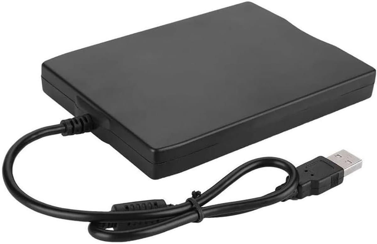 Externe Floppy Drive - USB Drive - Data Overzetten - Plug and Play - 3.5 Inch - Zwart — afbeelding 1