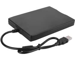 Externe Floppy Drive - USB Drive - Data Overzetten - Plug and Play - 3.5 Inch - Zwart