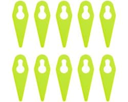 Dailygoods- Snijbladen 100 Stuks - Compatibel met Gtech ST01/ST02/ST04/ST05/ST20/GT3.0/GT4.0/GT50 - Duurzaam ABS - 70x25mm - Goed Snijeffect - Eenvoudig te Installeren - Grasmaaierbladen