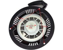 Trekstarter - Startkabel Starter - Grasmaaier Starten - Specifieke Pasvorm - 526 Gram - Zwart