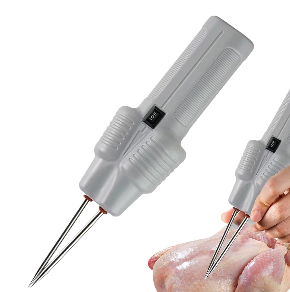 Elektrische veenzuiger voor gevogelte, eendenplukker, elektrische kippenplupper, draagbare automatische handkippenplupper, kippenveerverwijderaar, multifunctionele veerzuiger voor kalkoenen — afbeelding 1