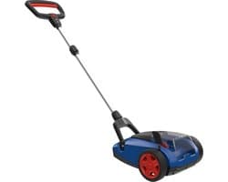 Accu Grasmaaier - Handmaaier - Kleine gazons onderhouden - Borstelloze motor - 21 cm snijbreedte - Blauw zwart rood