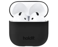 Holdit Silicone Case voor de Apple AirPods 5 / 4 - Zwart