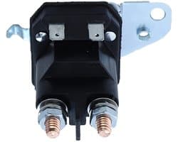 Startrelais Grasmaaier - Solenoïde Schakelaar - Motor Starten - 12 Volt 100 Ampère - 1/4 Inch Schroefdraad - Zilverkleurig