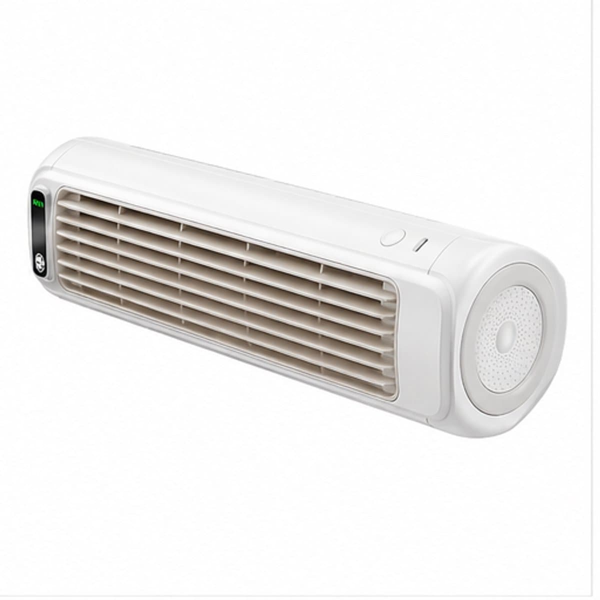 Bobypet - Premium Aircooler Muurmontage - Zonder Boren Ventilator - Energiezuinige Koeler met Drie Snelheden - Draagbare Mobiele Airco Cooler voor Slaapkamer, Keuken en Badkamer - Compacte Wandventilator met Geavanceerde Waterkoeling - wit — afbeelding 1