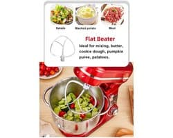 Keukenmachine - Foodmixer Met 1200W Krachtige Motor - Keukenmachine Bosch Met 6L RVS Kom