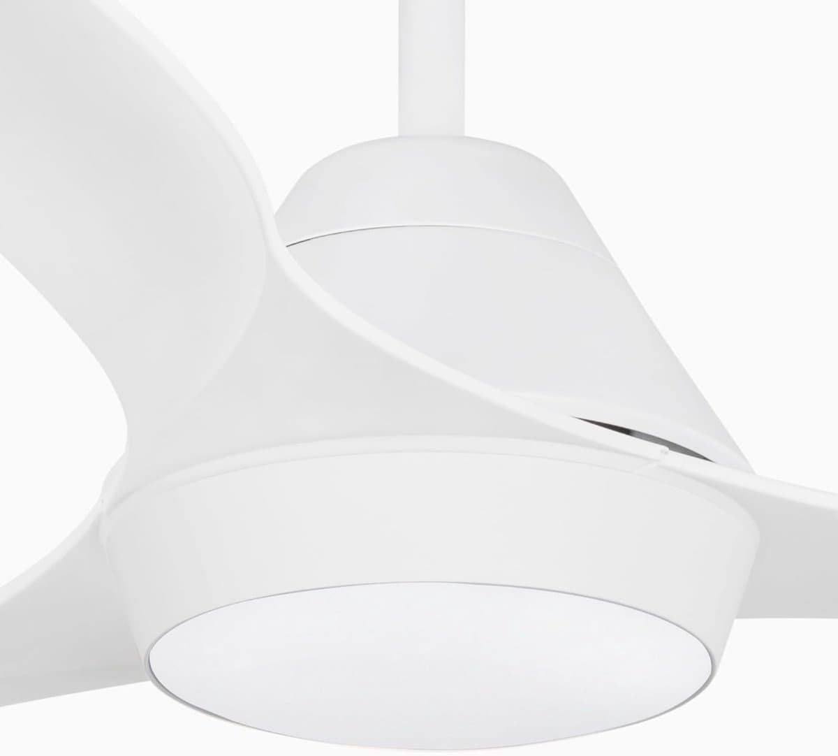Plafondventilator met Licht - Ventilator met Lamp - Kamers Koelen - DC Motor - 17.6 m2 - Wit — afbeelding 1