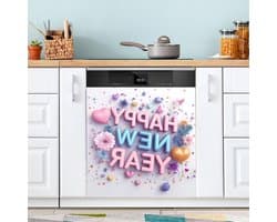 Magnetische Vaatwasserhoes - Keuken Decoratie - Keuken Opfrissen - Universele Compatibiliteit - 58 x 66 cm - Thema