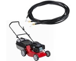 Dailygoods- Gasklep Controle Kabel 1600mm - Buitenkabel 1680mm - Geschikt voor 4HP Grasmaaiers - Set van 2 - Soepele Bediening - Duurzame Constructie - Bedieningskabel