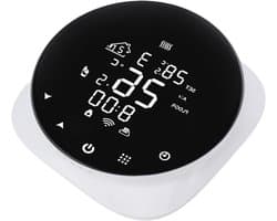 Slimme Vloerverwarming Thermostaat - Afstandsbediening Temperatuurregelaar - Comfort Verhoging - Smartphone Bediening - Compact Ontwerp - Wit