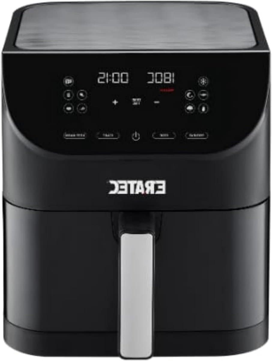 Heteluchtfriteuse XXL - Airfryer - Gezond Koken - 10 Programma's - 5.5 Liter - Zwart — afbeelding 1