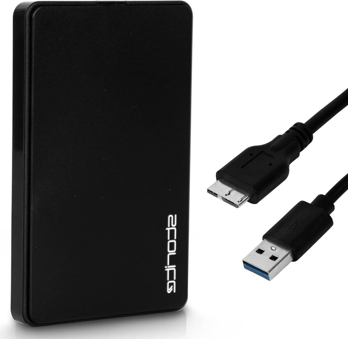 Externe harde schijf - Draagbare opslag - Gegevens back-uppen - Ultrasnelle USB 3.0 - 120GB - Zwart — afbeelding 1