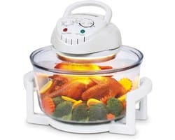 Halogeen Luchtfriteuse - Multifunctionele Oven - Snel Koken - 360 Graden Verwarming - 12L Capaciteit - Wit