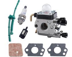 Carburatorset voor FS38 FS45 FS46 FS55 FS74 FS75 FS80 FS85 HL45 HL75 HS70 HS74 KM55 KM55R grasmaaier, carburateur met brandstofleidingsset, luchtfiltervervanging