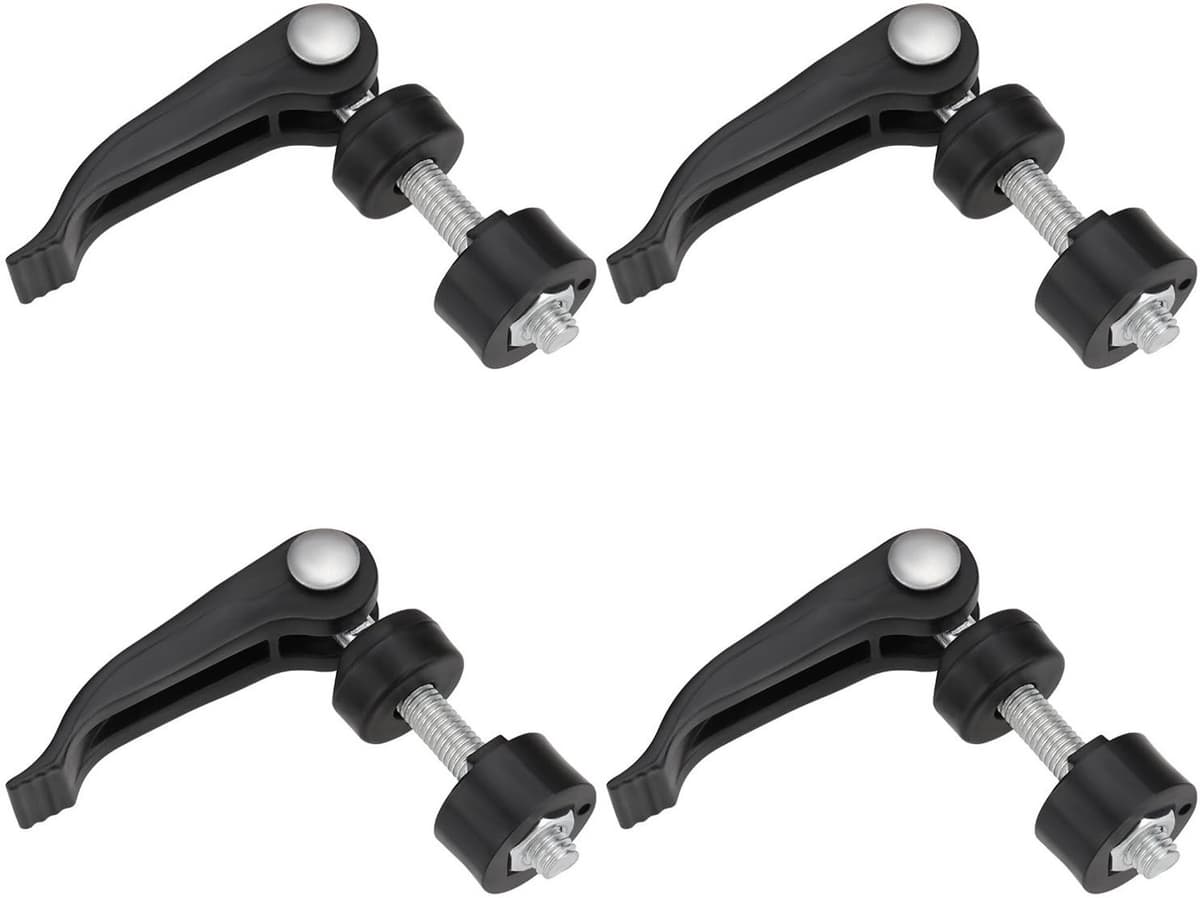 Grasmaaier Schroef 4 Stuks - Quick Release/Borgschroef - Handvat 56 mm - M6 Schroefdiameter - Aluminiumlegering/Kunststof - Geschikt voor Grasmaaiers — afbeelding 1