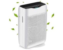 Luchtreiniger Wit - HEPA-Combifilter Met Actieve Koolfilter - 258 m³/h CADR - 36 m² Oppervlakte - Snoer Voeding - Voor Allergieën En Rookkamers