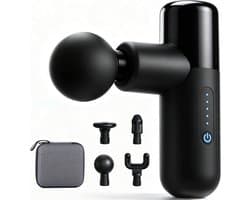 Zerolia Mini Massagepistool, Massageapparaat met Koolborstelloze Motor, 5 Snelheden, Druksensor, 4 - ShopVlot