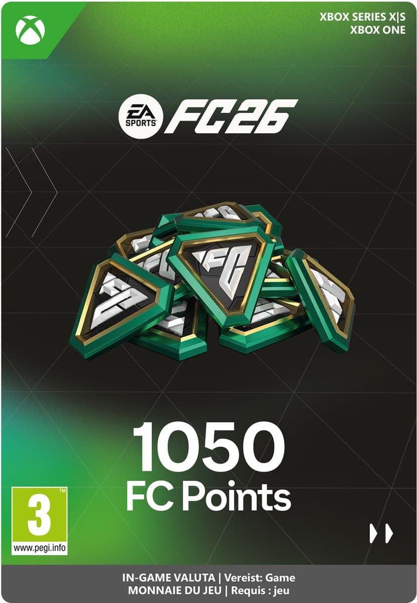 EA Sports FC 26 - FC Points 1050 - Xbox Series X|S/Xbox One - Currency - Niet beschikbaar in België — afbeelding 1