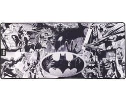 Subsonic XXL Mouse Pad – DC Comics Batman – Gaming Muismat 90x40 cm – Antislip Bureaumat met Gestikte Randen & Waterafstotend Oppervlak