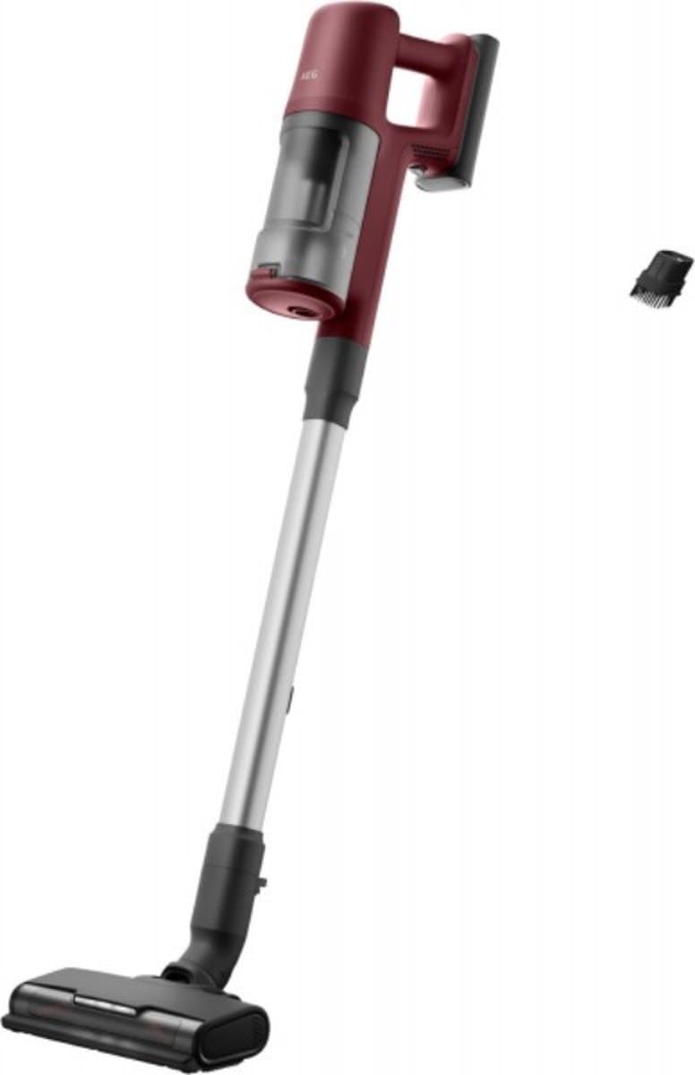 AEG AP61CB21RS Steelstofzuiger Batterij/Accu Droog Zakloos 0,6 l Rood 2,5 Ah — afbeelding 1
