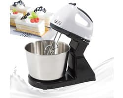 Keukenmachine - Deegmixer - Bakken en koken - 7 snelheden - 17 liter kom - Zwart