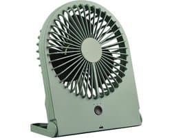Ventilator - Torna Breezi - Tafelventilator - Staand - Rechthoek - Mat Groen - Kunststof