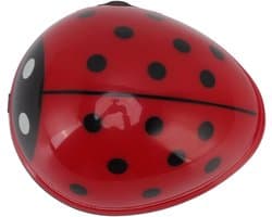 Draagbare Mini Stofzuiger Handheld Veegmachine voor Kruimels en Stof - Rood Lieveheersbeestje