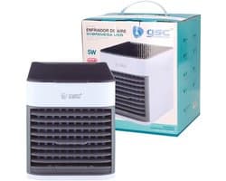 Solvix aircooler met koelelementen - Tafelkoudapparaat - Compact - Voeding via USB - Energiezuinig - Voor Persoonlijk Gebruik