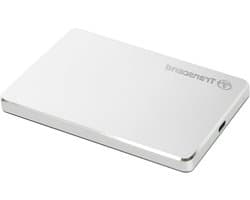 Externe Harde Schijf - Portable SSD Externe Opslag - Bestanden Opslaan - Slanke Aluminium Behuizing - 1 TB - Zilver