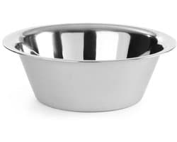 Keuken Mengkom - Saladebak RVS - Maaltijden Bereiden - Platte Stabiele Bodem - 57L - Zilverkleurig