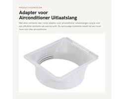 Dailygoods - Adapter voor Airconditioner Uitlaatslang met Eenvoudige Installatie