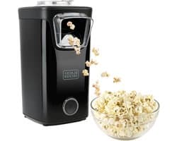Popcornmachine - Popcorn maker - Snacks Maken - Zonder Olie - 1100 Watt - Zwart
