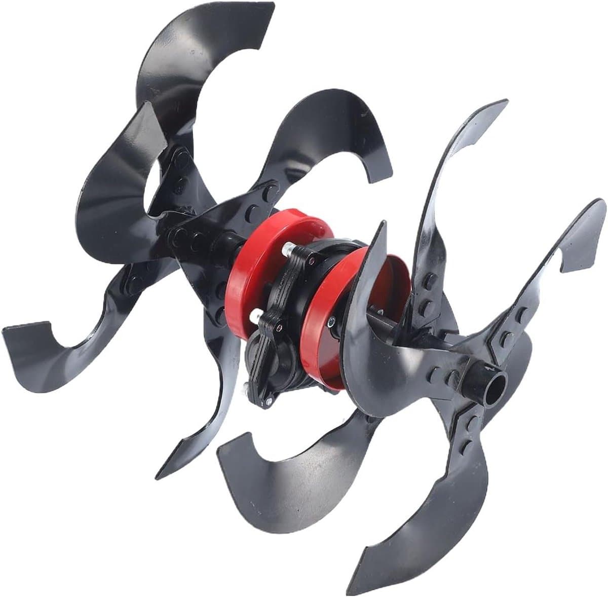 Grasmaaier Ploeg - Freesaccessoire Bodem - Bodembewerking Tuin - Instelbare Snijdiepte - 681 Pond - Metaal — afbeelding 1