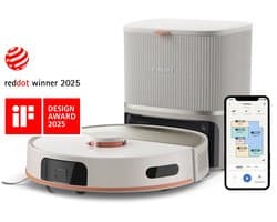 Philips Homerun 5000-serie Robotstofzuiger Met Dweilfunctie en Automatisch Leegstation- XU5100/20 - 10000 Pa Extreme Zuigkracht - Dubbele Dweilen